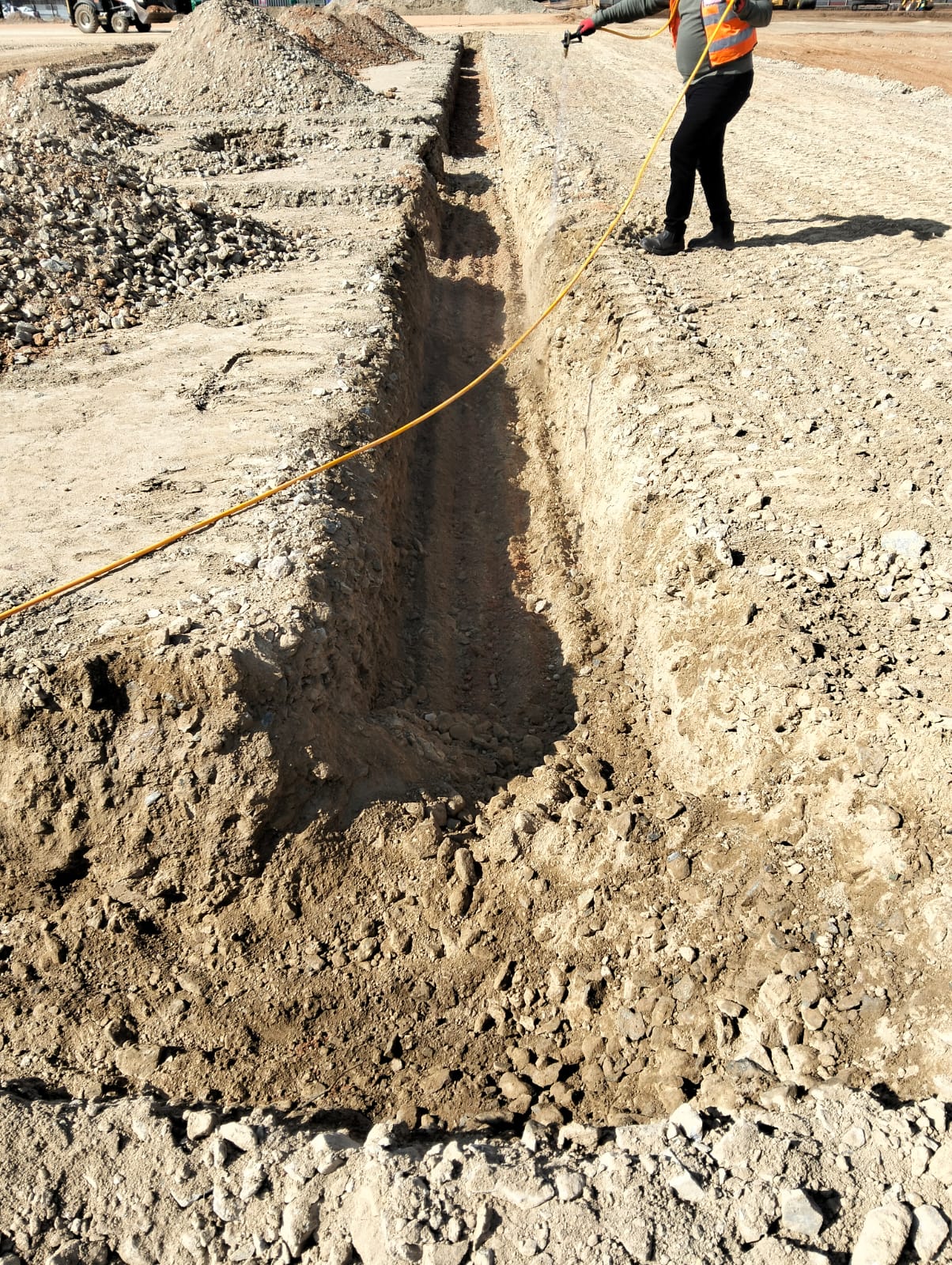 UV light trap installation